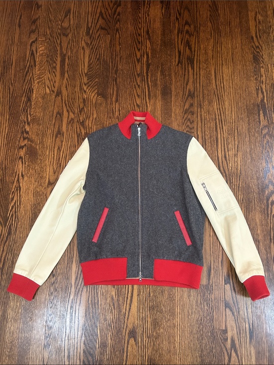 Roots Other - Roots Leather and Wool Varsity Jacket